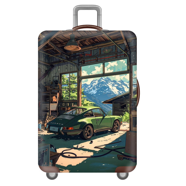 Unisex Hard Shell Suitcase with Dreamy Landscape Design Kalsten
