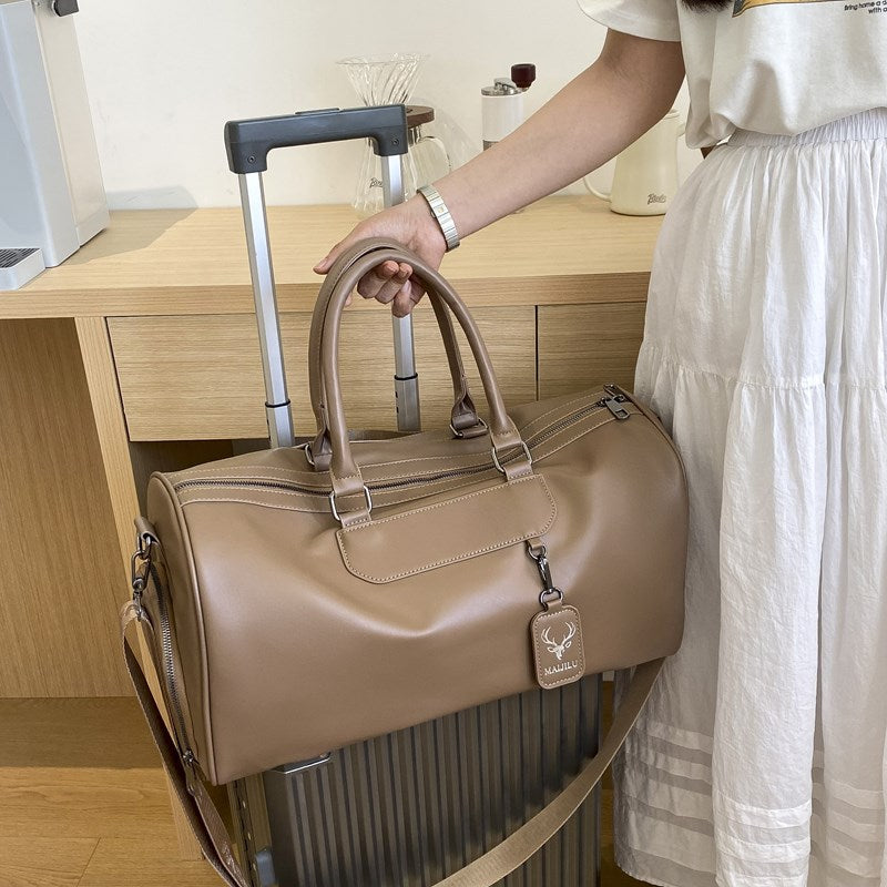 Premium Leather Travel Duffle Kalsten