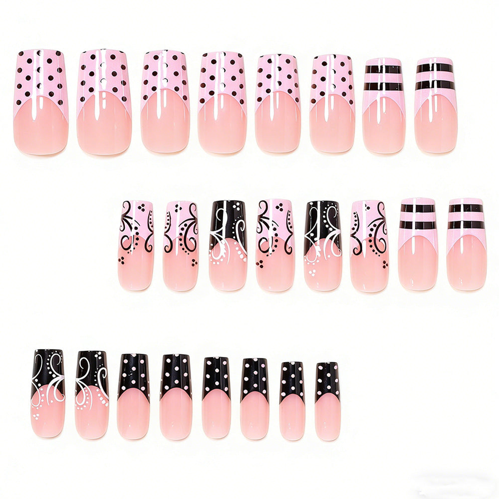 Decorative Artistic Stiletto Press-On Nails Kalsten