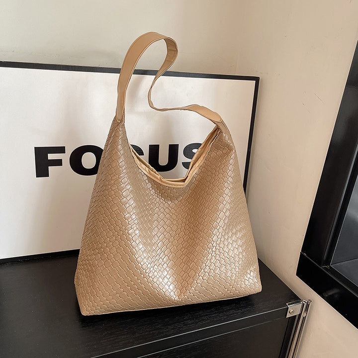 Textured Leather Tote
