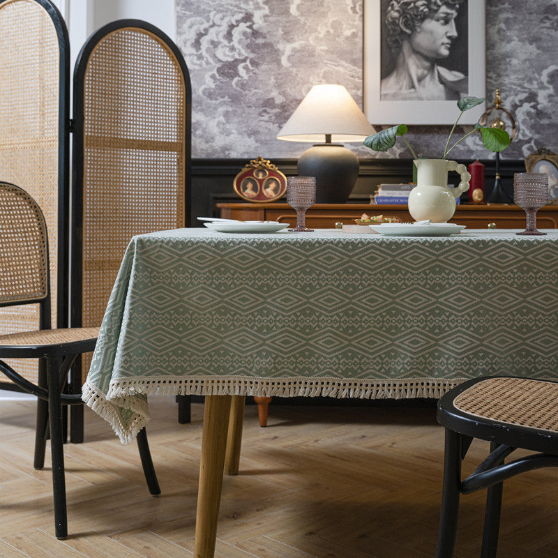 Modern Geometric Pattern Tablecloth