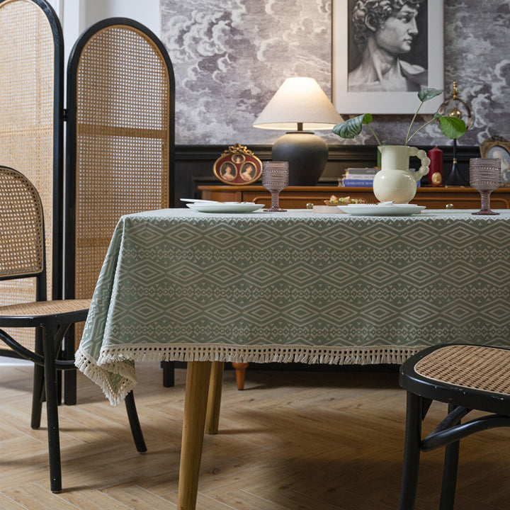 Modern Geometric Pattern Tablecloth