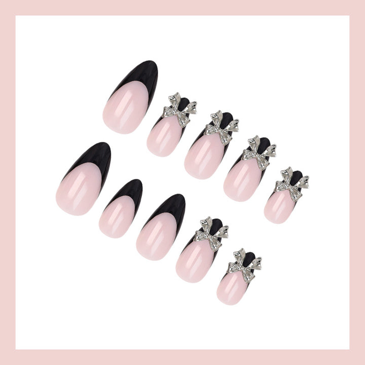 Nail art set with elegant tips and artistic embellishments Kalsten