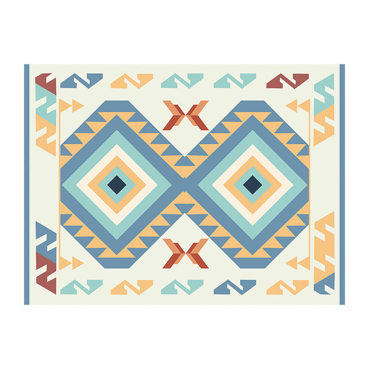 Geometric Patterned Indoor Outdoor Area Mat Kalsten