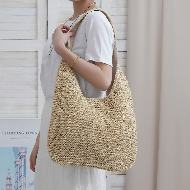 Handmade straw bag Kalsten
