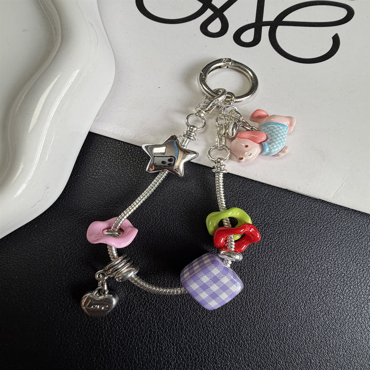 Fun-Themed Charm Keychain Kalsten 1790135506