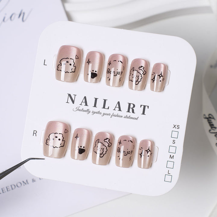 Press-On Leopard Print Nail Tips