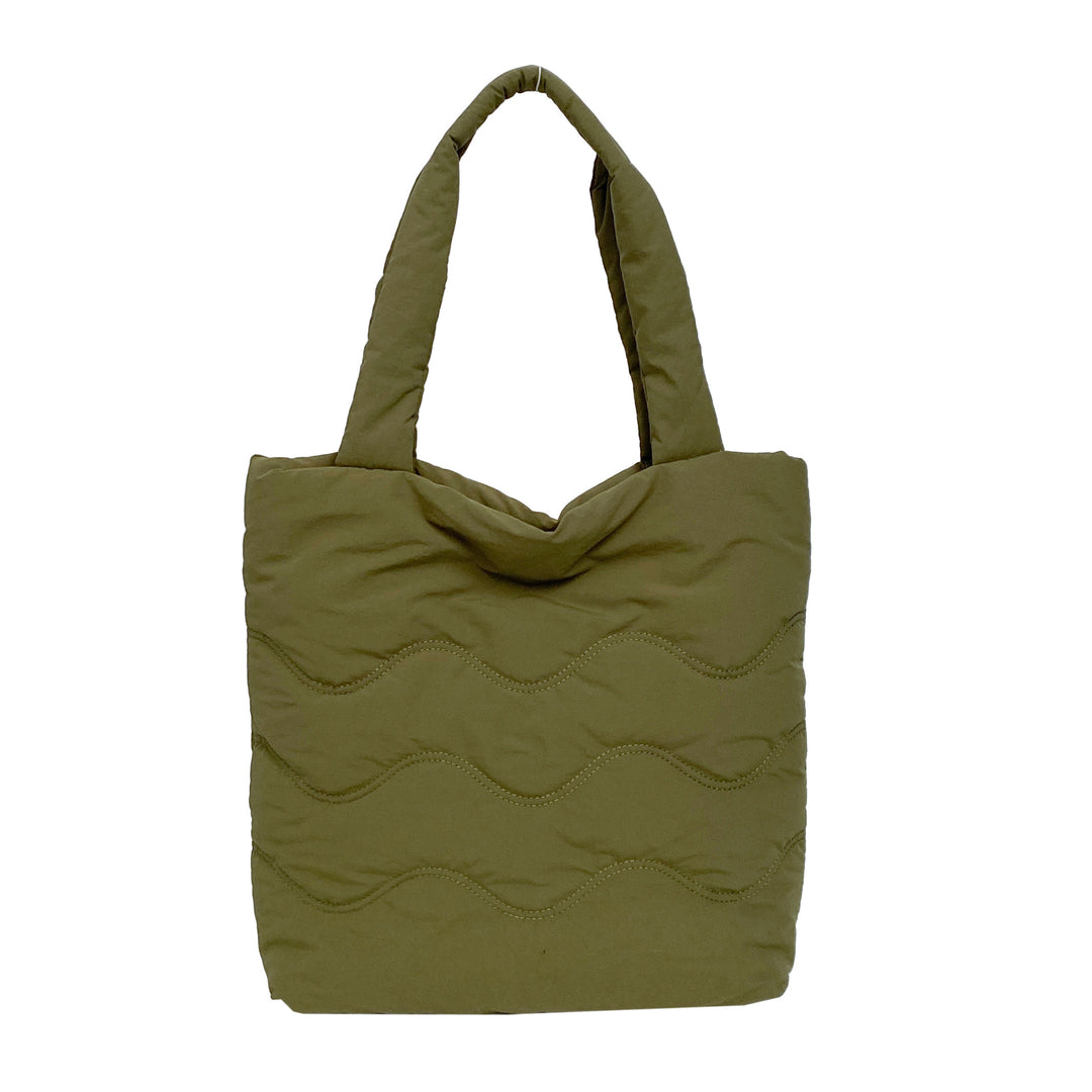 Padded shoulder bag with wave design Kalsten