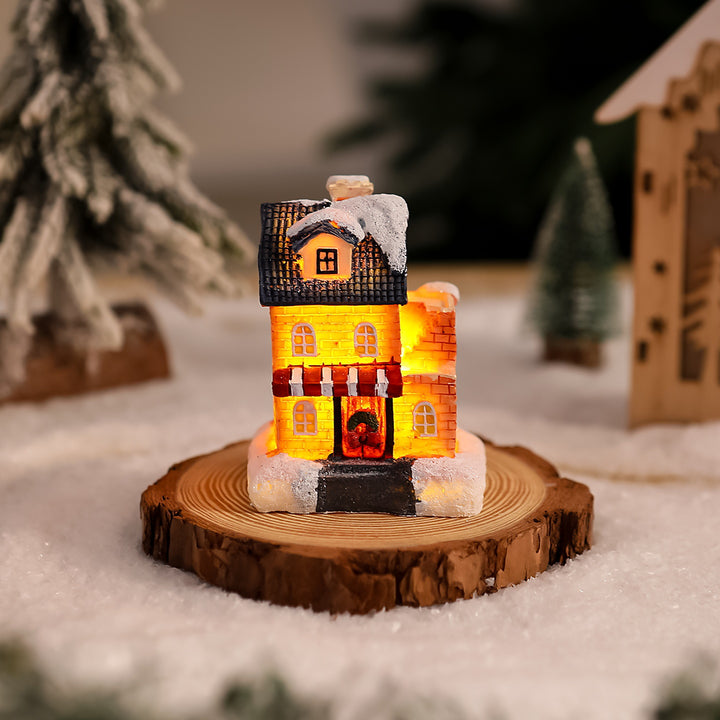 Nostalgic Christmas Village House Decoration Kalsten