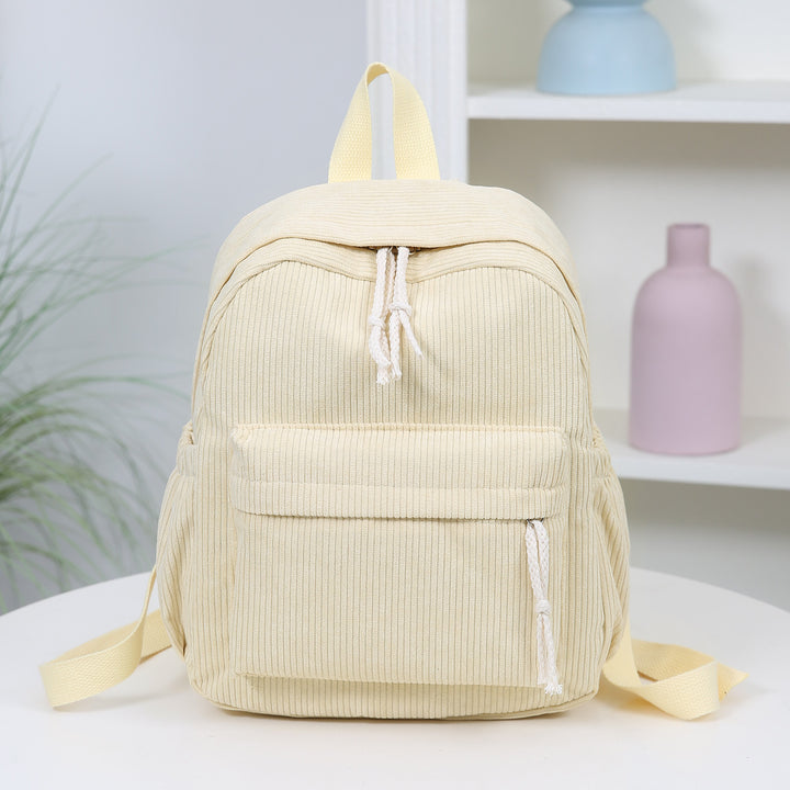 Corduroy Multi-Pocket Backpack Kalsten