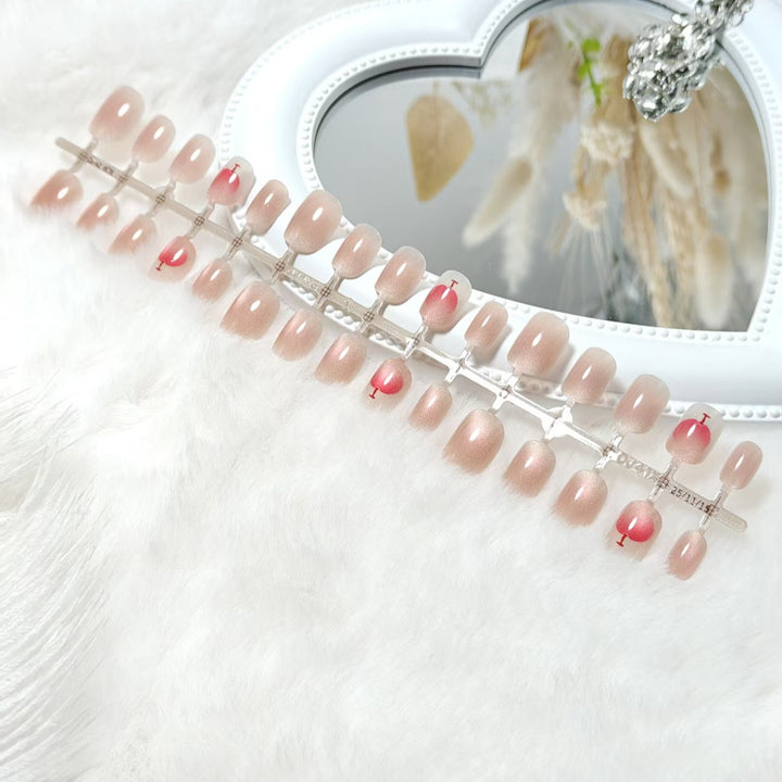 Elegant artificial nails with glitter and cocktail design Kalsten
