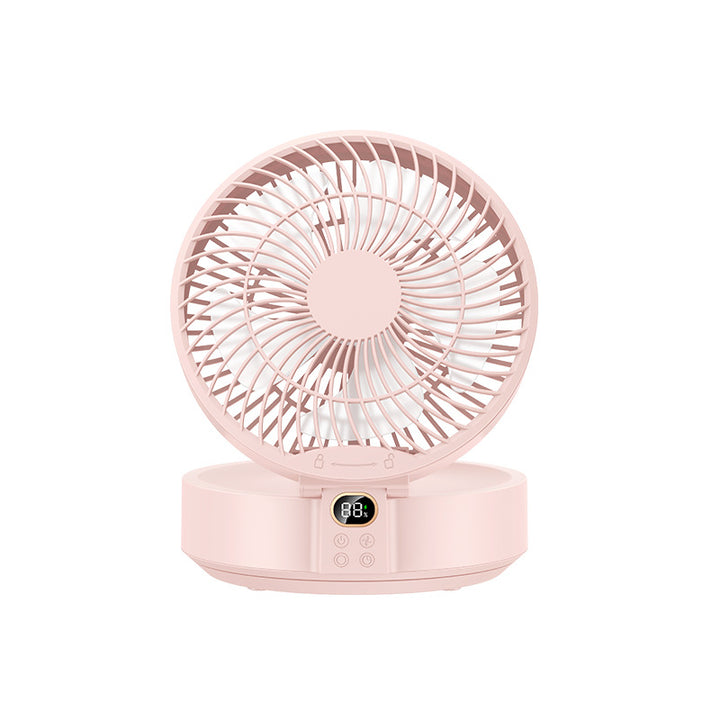 Women's Portable High-Performance Fan with Digital Display Kalsten