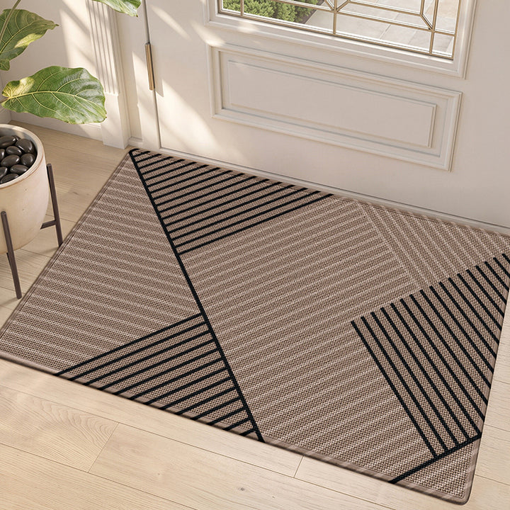 Leaf Pattern Indoor Entrance Mat for Home Entryway
