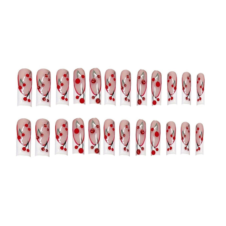 Cherry Blossom Themed Press-On Nails Kalsten