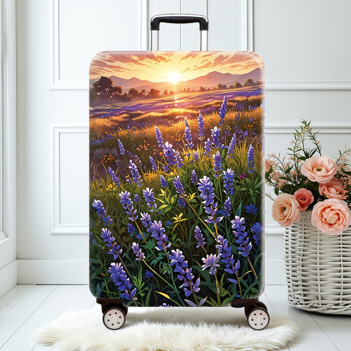 Ladies Hard-shell Suitcase with Floral Art Design Kalsten