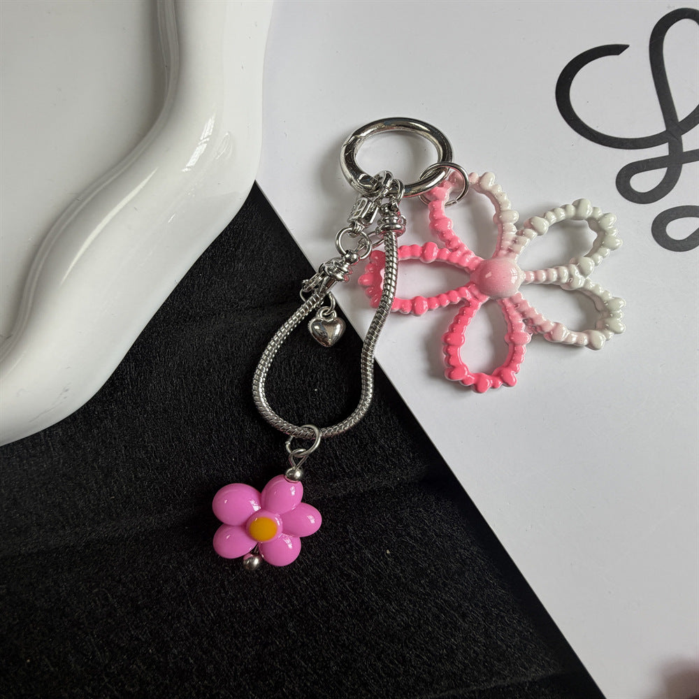 Decorative Flower Charm Keychain Kalsten