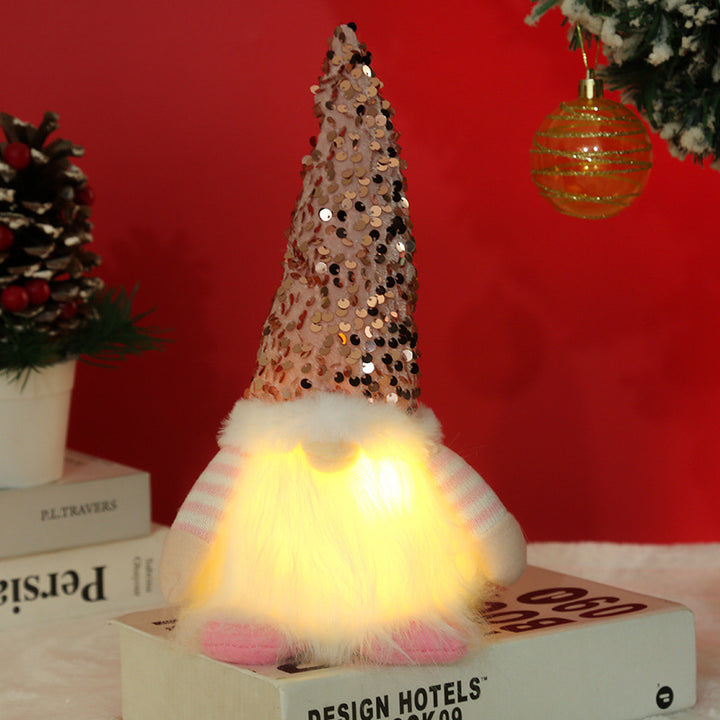 Decorative Christmas gnome with lighting Kalsten