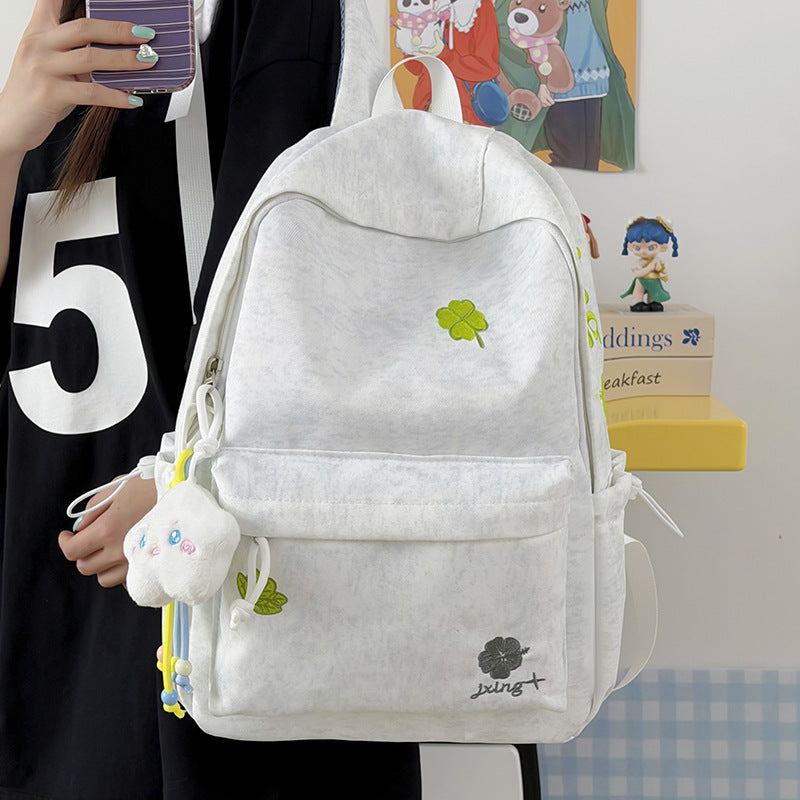 Casual Multi-Pocket Backpack with Fun Accents Kalsten
