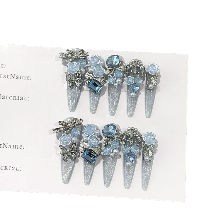 Decorative Floral Hair Clip Set
