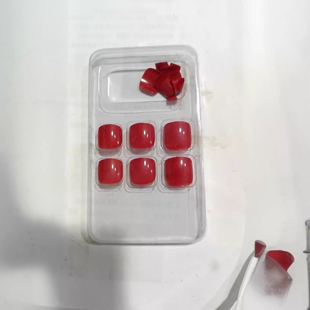 Premium Smooth Square Press-On Nail Set Kalsten