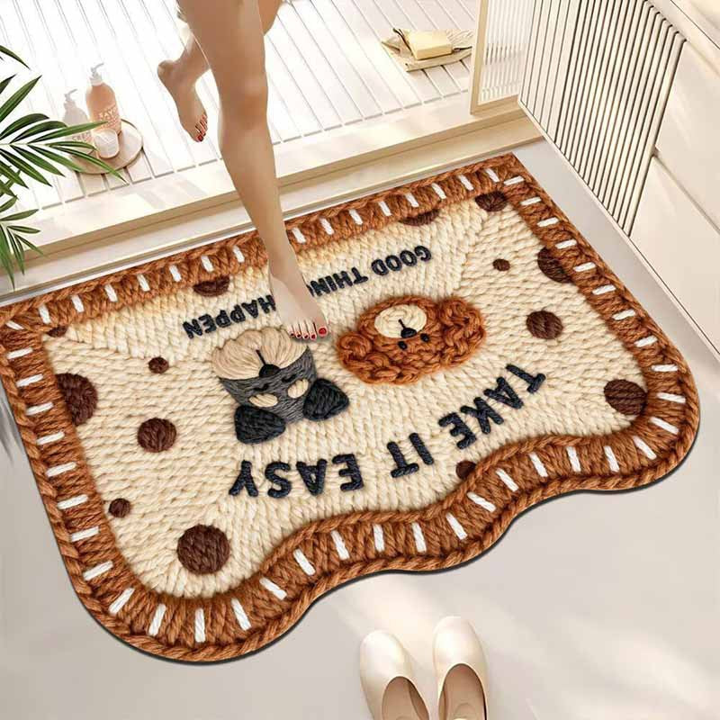 Plush Pet-Themed Area Rug