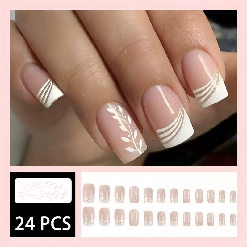 Artificial Nail Set with Cheerful Spring Design Kalsten