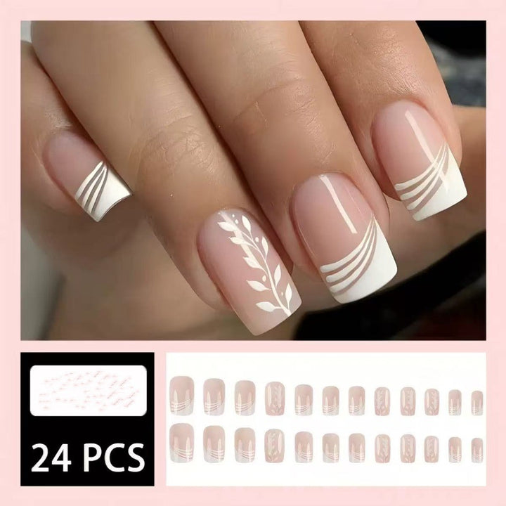 Artificial Nail Set with Cheerful Spring Design Kalsten