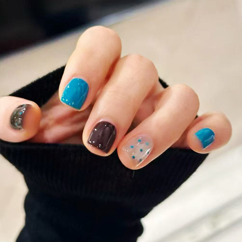 Elegant French Tip Press-On Nail Set Kalsten