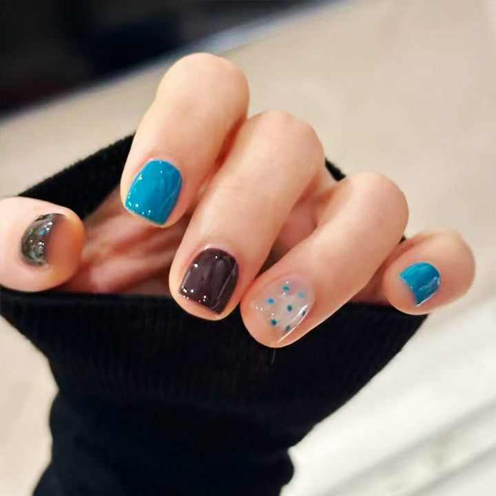 Elegant French Tip Press-On Nail Set Kalsten