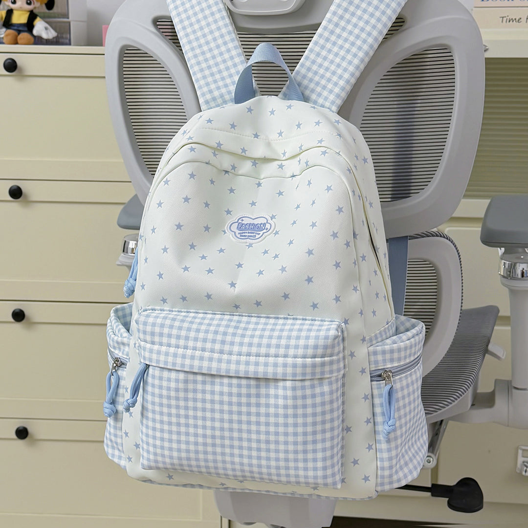 Fun Sparkly Star-Embellished School Backpack Kalsten