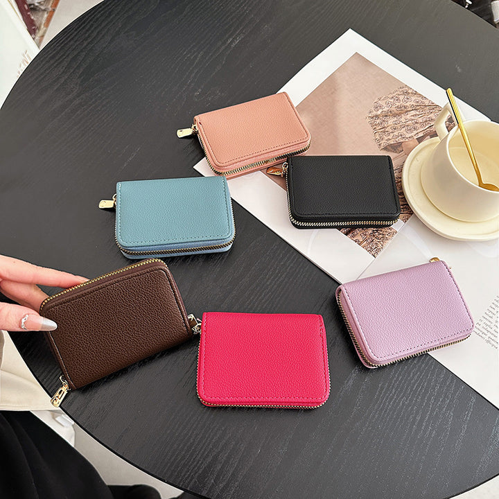 Premium Leather Zipper Wallet