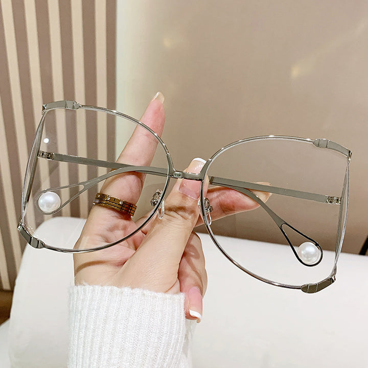 Ladies fashionable glasses with elegant pearl decor Kalsten