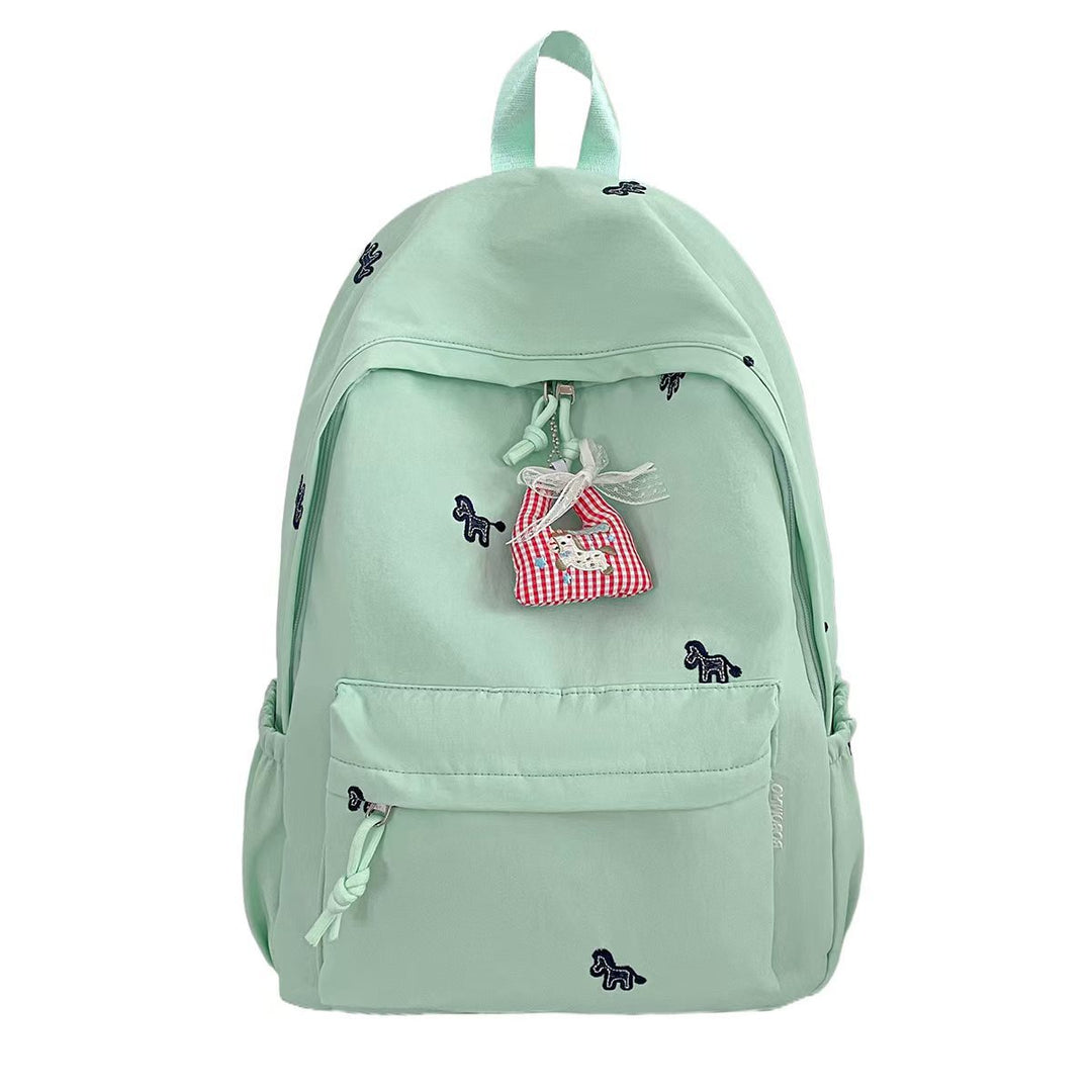 Backpack with Cheerful Animal Motif and Practical Compartments Kalsten