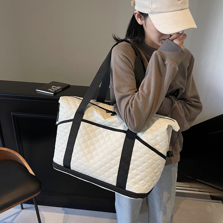 Quilted Travel Weekender Bag Kalsten
