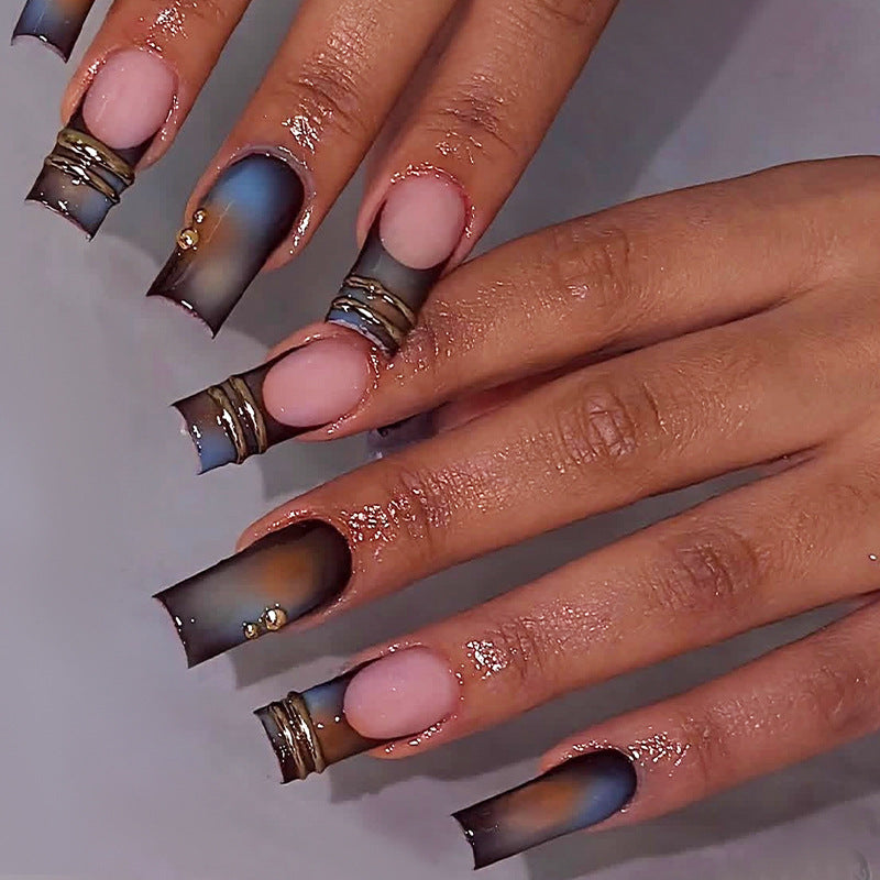 Ombre Press-On Nails Set Kalsten
