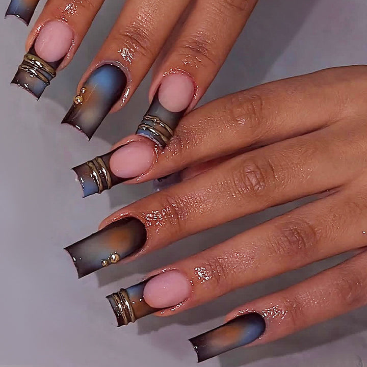 Ombre Press-On Nails Set Kalsten