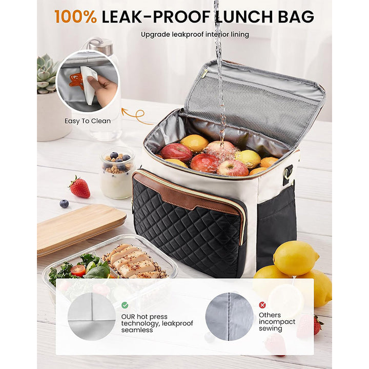 Insulated Multi-Compartment Lunch Carrier Kalsten
