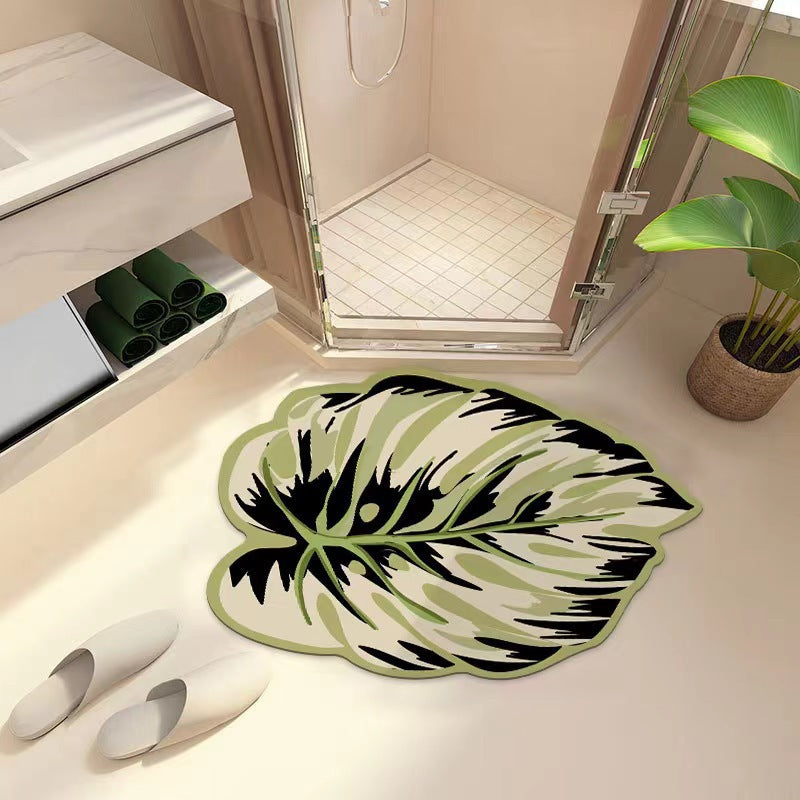 Leaf-Shaped Bath Mat Kalsten