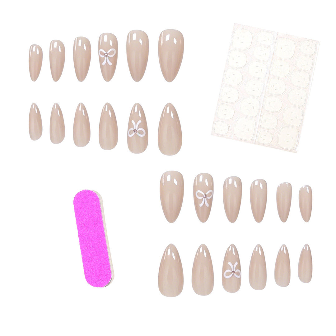 Elegant Pointed Press-On Nail Enhancements Kalsten