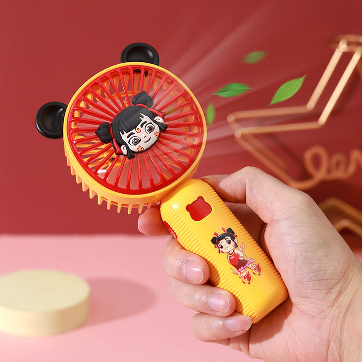 Unisex Portable Kids Fan with Playful Design Kalsten