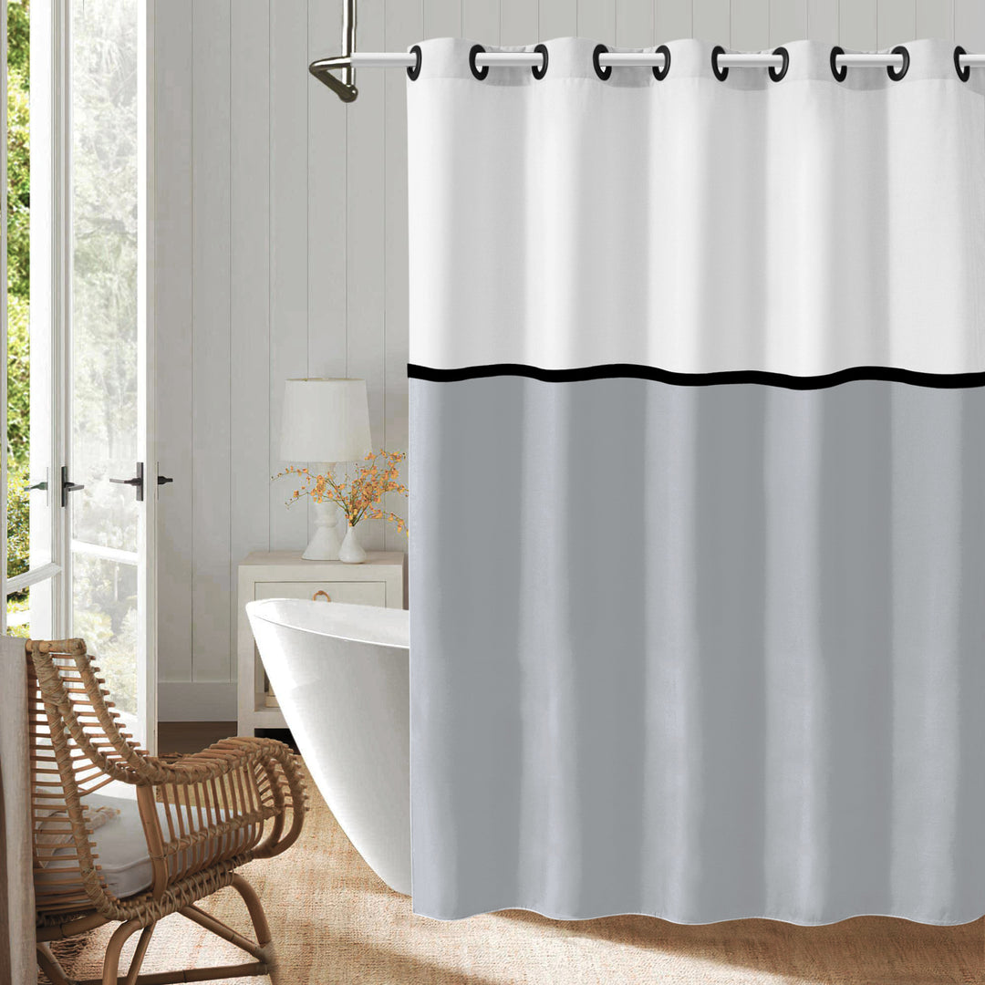 Modern Geometric Design Shower Curtain Kalsten