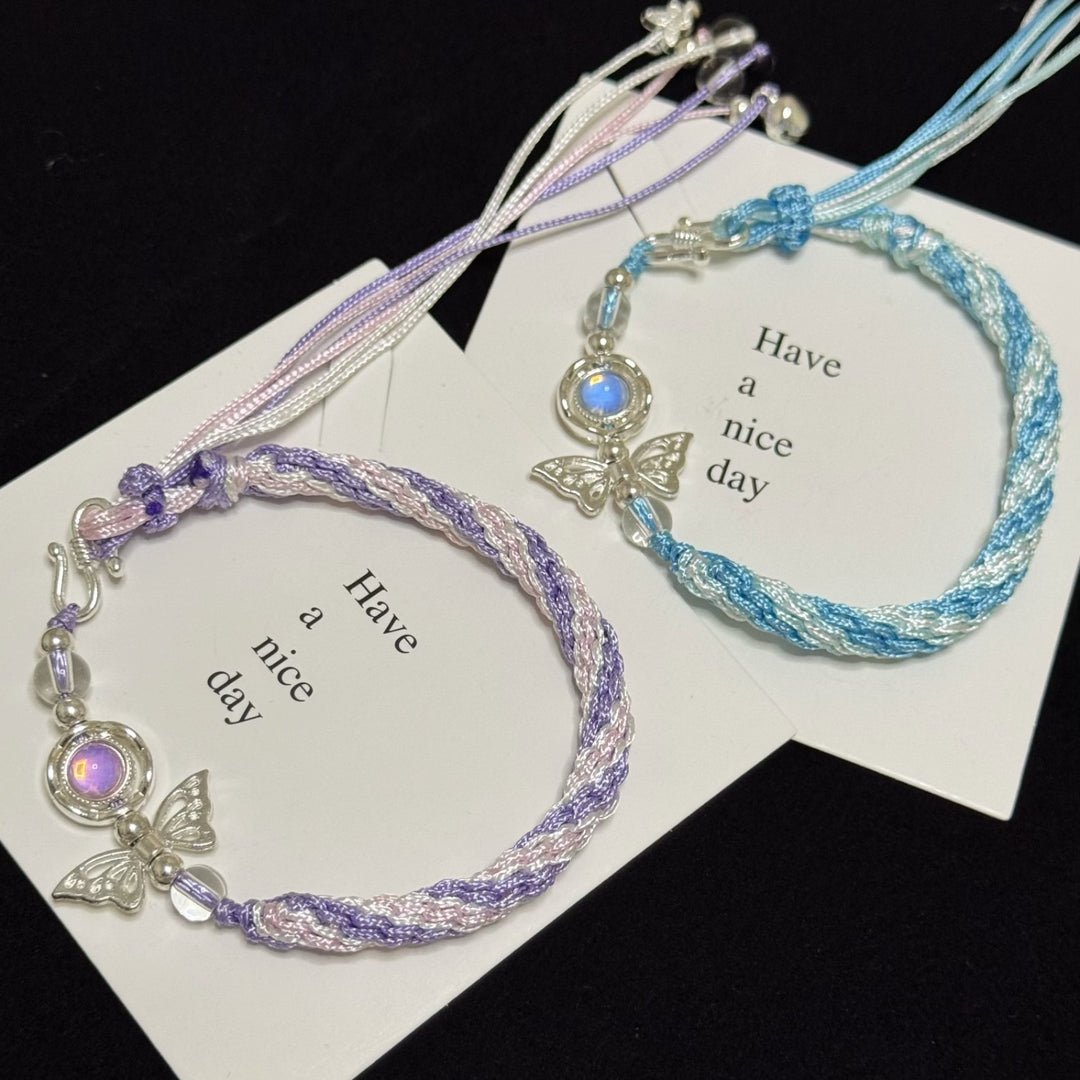 Butterfly Charm Adjustable Friendship Bracelet Kalsten