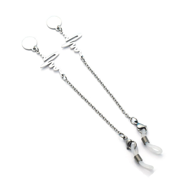 Stylish Heartbeat Design Dangle Earrings Kalsten