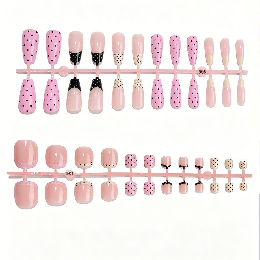 Artistic Press-On Toe Nails Kalsten
