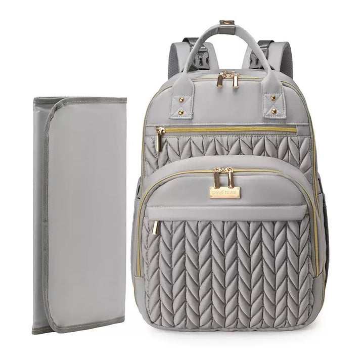 Elegant and Spacious Backpack with Textured Design Kalsten