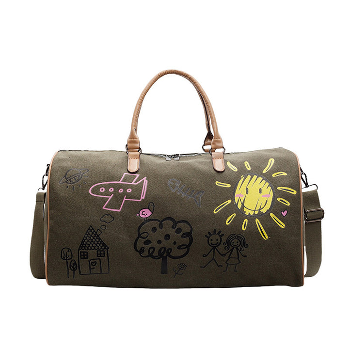Artistic Doodle Travel Duffle Bag Kalsten