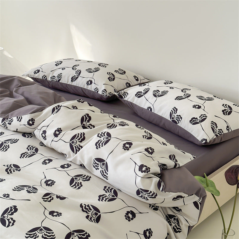 Dotted bedding set made of cotton satin with an extra soft touch
