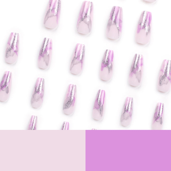 Artful Nail Art with Glitter Details Kalsten