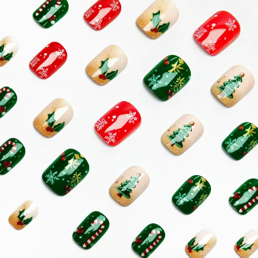 Festive Holiday Nail Art Design Kalsten