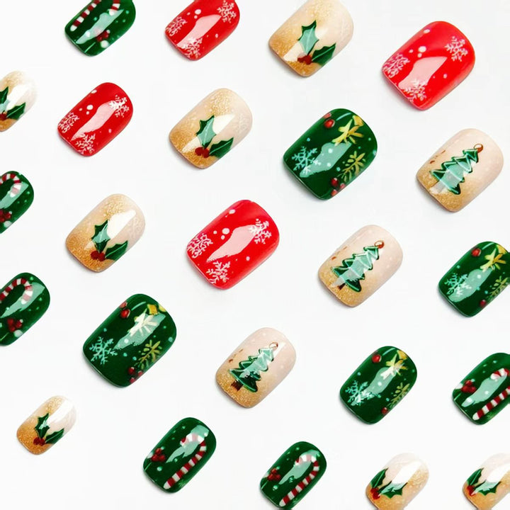 Festive Holiday Nail Art Design Kalsten